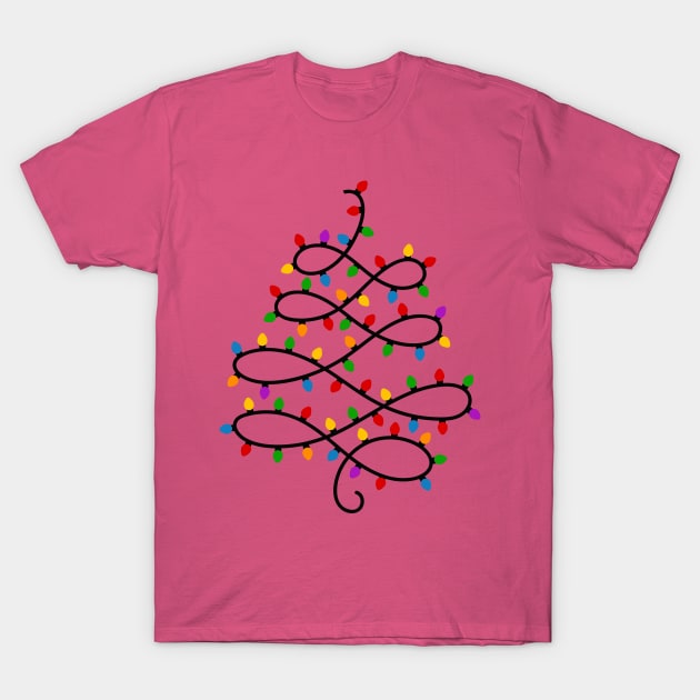 Christmas tree lights T-Shirt by Karley’s Custom Creations